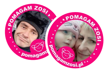 Nakładka wzór pomagam Zosi